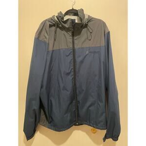 Frogg Togg blue and gray windbreaker rain jacket size XL/XXL